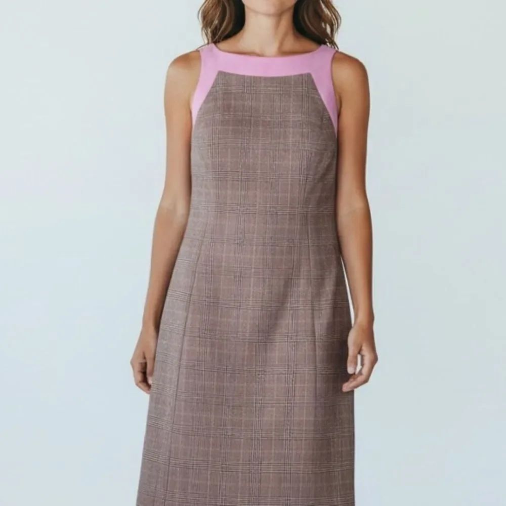 Dara Lamb Haute De Gamme Shift Dress Made in USA 100% Silk Size See Measurements
